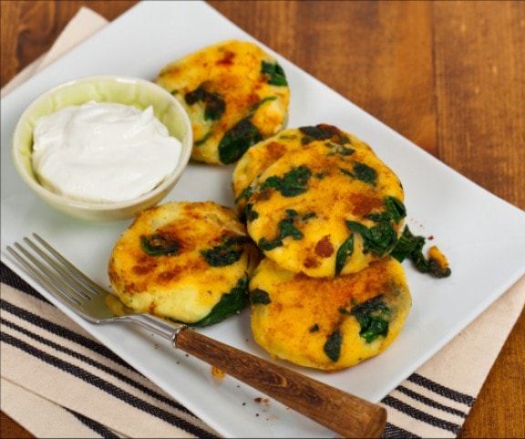 Burgonyalepény krumplipüréből